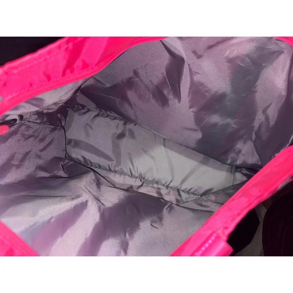 Under Armour Power In Pink Tote Bag Neon Pink Breast Cancer Awareness Gym Pouch